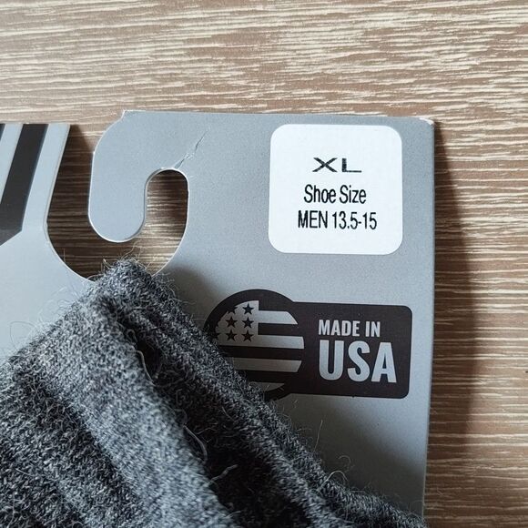 Hollow No Show Socks Grey Large NWT in‎ packaging - Picture 6 of 7